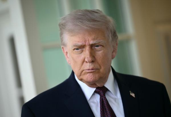 Le président américain Donald Trump à la Maison Blanche, le 13 avril 2026 à Washington