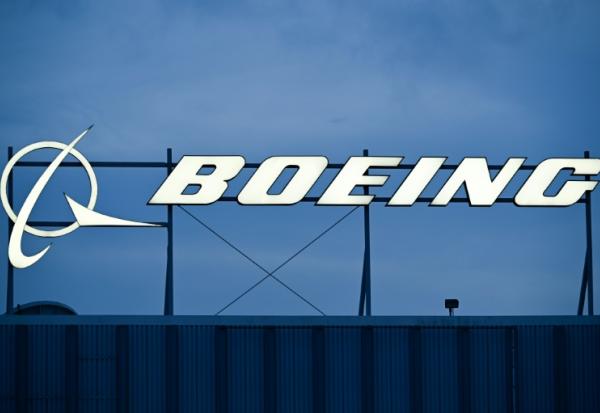 Logo de Boeing devant ses bureaux à El Segundo, en Californie, le 18 janvier 2024