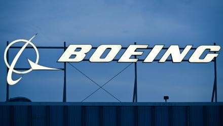 Logo de Boeing devant ses bureaux à El Segundo, en Californie, le 18 janvier 2024