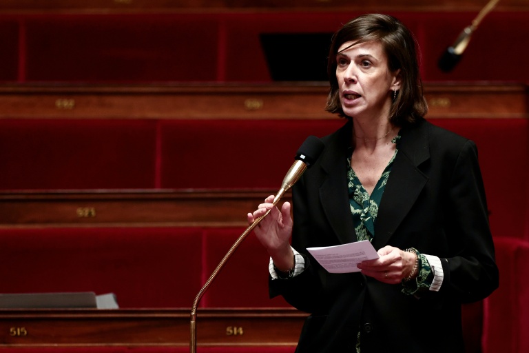La députée Sandrine Runel à l'Assemblée nationale le 5 novembre 2025