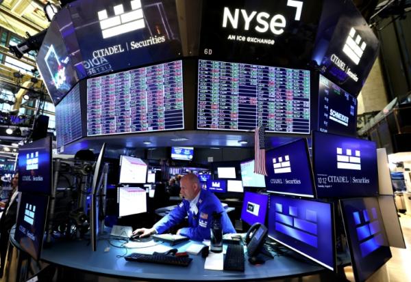 Un opérateur à la Bourse de New York, le 4 août 2025