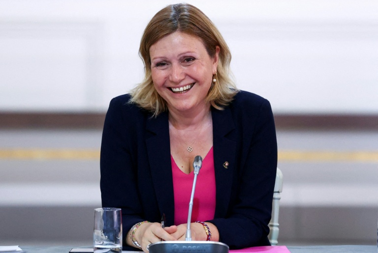 La présidente de l'Assemblée nationale Yaël Braun-Pivet à Paris le 12 juillet 2025