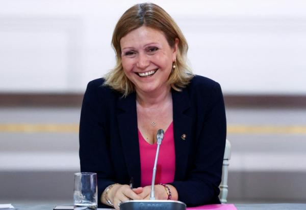 La présidente de l'Assemblée nationale Yaël Braun-Pivet à  Paris le 12 juillet 2025

