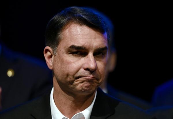 Flavio Bolsonaro à Brasilia au Brésil le 5 août 2026