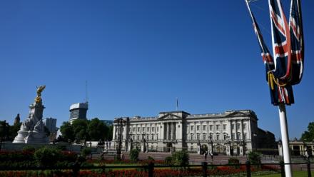 Le palais de Buckingham à Londres le 25 juin 2024