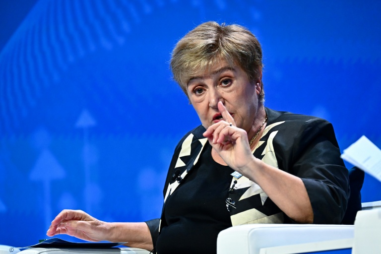 La directrice générale du Fonds monétaire international (FMI), Kristalina Georgieva, à Bangkok le 13 octobre 2026. 