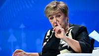 La directrice générale du Fonds monétaire international (FMI), Kristalina Georgieva, à Bangkok le 13 octobre 2026. 