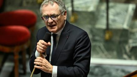 Le rapporteur général du Budget de l’État Philippe Juvin, à l'Assemblée nationale à Paris, le 19 novembre 2025