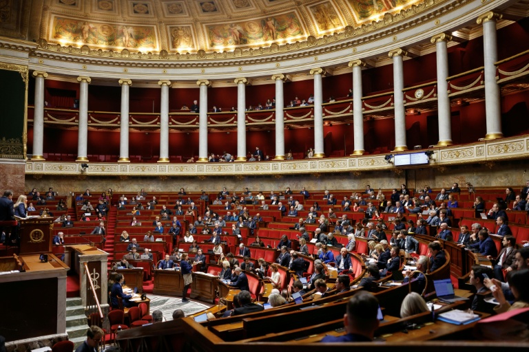 L'Assemblée nationale durant les débats sur le budget de la Sécurité sociale, le 5 décembre 2025 à Paris