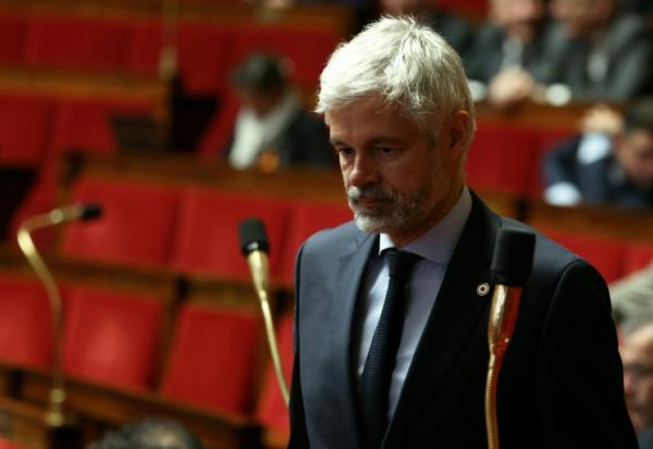 Le patron des députés LR Laurent Wauquiez à l'Assemblée nationale, le 14 janvier 2026 à Paris