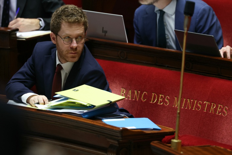 Le ministre des Comptes publics, David Amiel, le 14 octobre 2026 à l'Assemblée nationale à Paris 