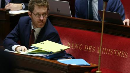Le ministre des Comptes publics, David Amiel, le 14 octobre 2026 à l'Assemblée nationale à Paris 