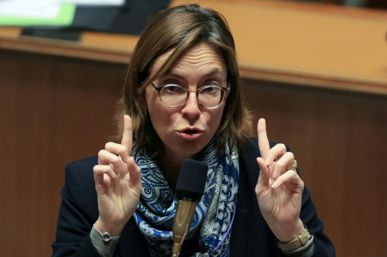 Amélie de Montchalin, ministre des comptes publics à l'Assemblée nationale, Paris, le 21 novembre 2025