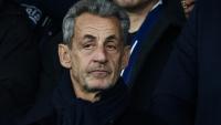 Nicolas Sarkozy au stade du Parc des Princes, à Paris, le 28 janvier 2026
