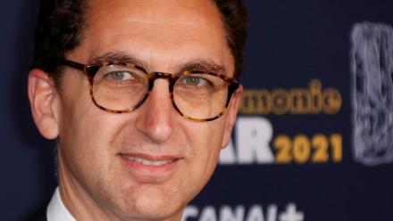Le patron de Canal+, Maxime Saada, le 12 mars 2021 à Paris