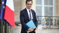 Le ministre du Travail, Jean-Pierre Farandou, quittant l'Elysée après un Conseil des ministres, Paris, le 1er juillet 2026