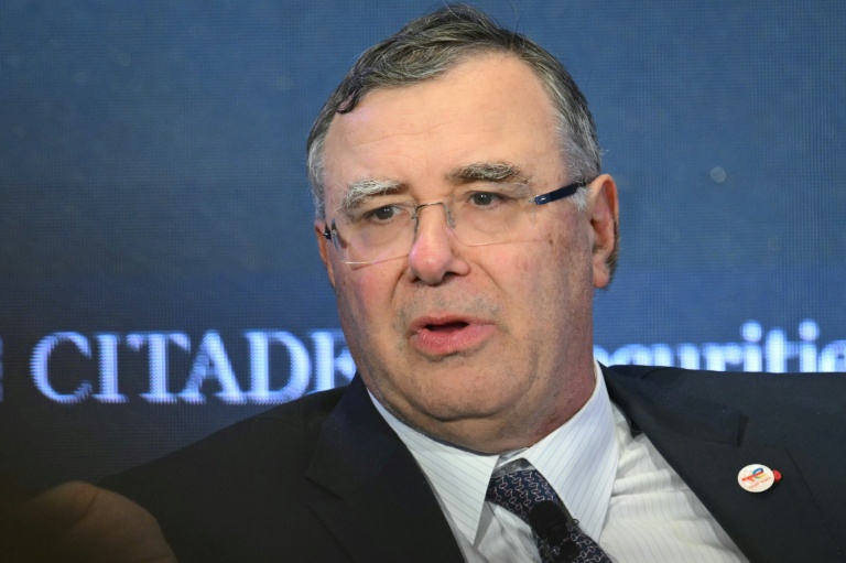 Le PDG de TotalEnergies, Patrick Pouyanné, à Washington, le 13 avril 2026