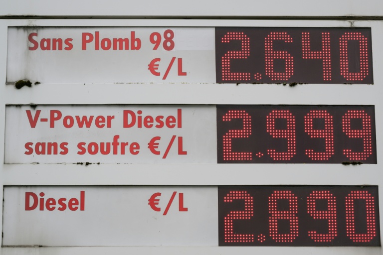 Photo des prix des carburants à Sausheim, dans le Bas-Rhin, le 16 septembre 2026