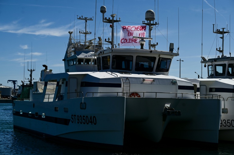 Bateau de pêche à l'entrée du port de Sète, dans l'Hérault, le 14 septembre 2026. 