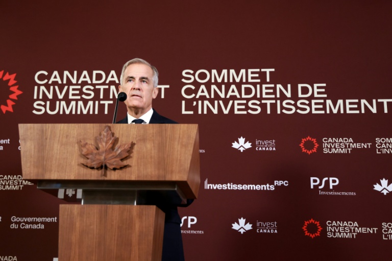Le Premier ministre canadien Mark Carney au cours de la deuxième journée du premier Sommet sur l'investissement au Canada, à Toronto (Ontario), le 15 septembre 2026