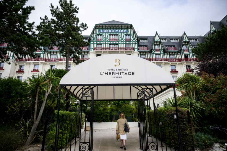 L'hôtel Barrière L'Hermitage à La Baule, le 11 juillet 2023