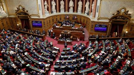 Le Sénat à Paris, le 14 novembre 2023