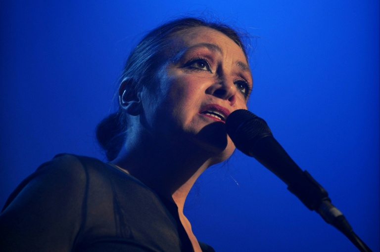 Catherine Ringer des Rita Mitsouko à Bourges le 23 avril 2014