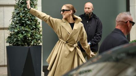 La chanteuse canadienne Céline Dion à son arrivée au Royal Monceau à Paris, le 28 août 2026