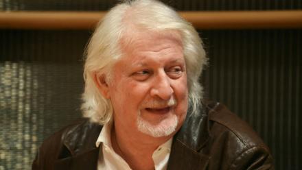 Patrick Sébastien auditionné à l'Assemblée nationale, dans le cadre de la commission d'enquête sur l'audiovisuel public, à Paris, le 31 mars 2026