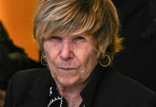 La papesse de la presse people Mimi Marchand, le 26 mai 2025 au tribunal correctionnel de Paris