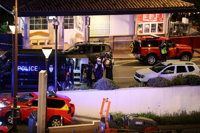 Les services d'urgence déployés près de la zone de l'explosion à Monaco le 29 juin 2026