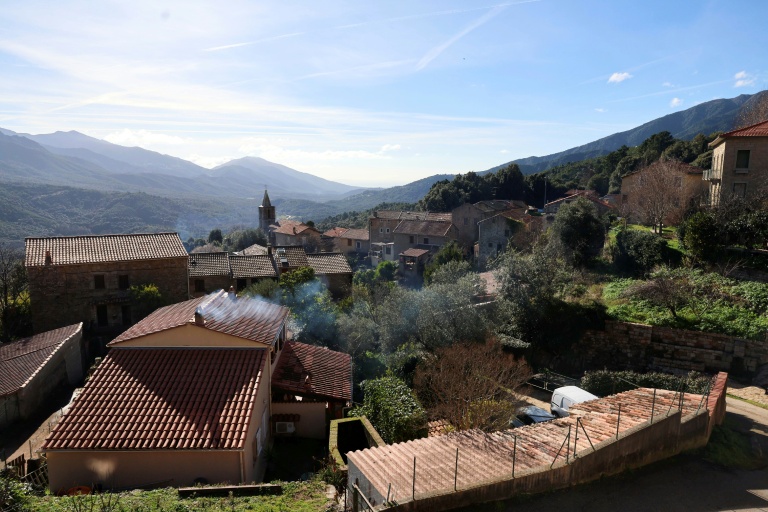 Le village de Véro (Corse-du-Sud) le 13 janvier 2026