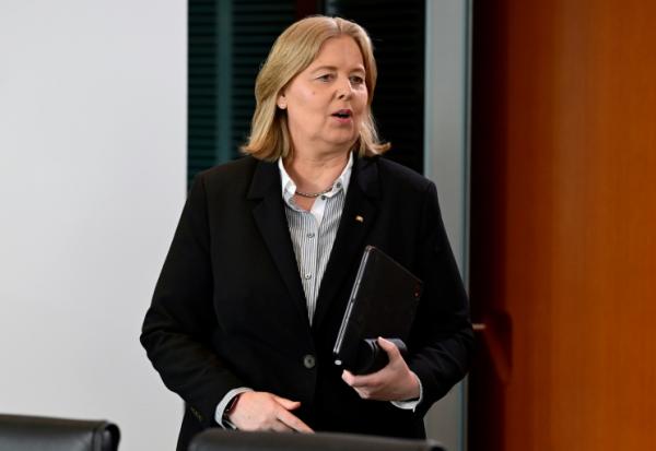 La ministre allemande du Travail, Bärbel Bas, à Berlin le 30 juillet 2025