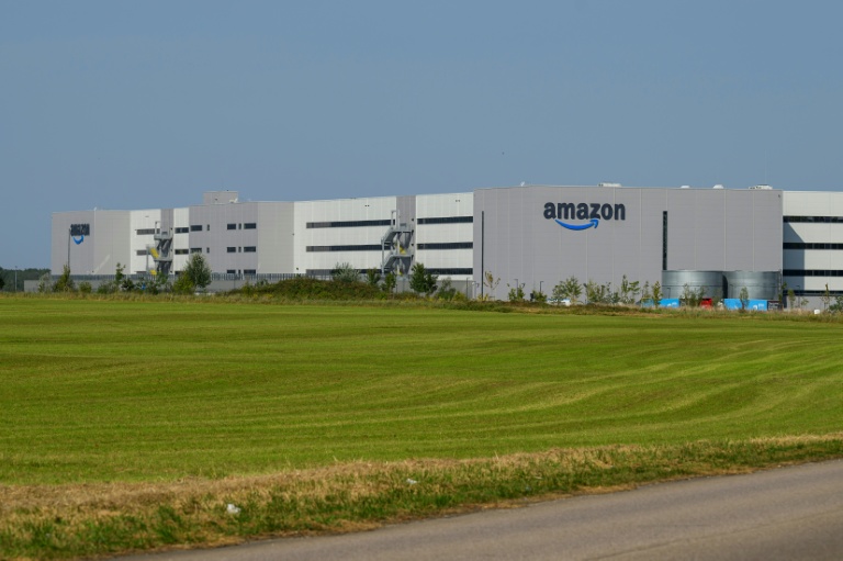 Un centre de distribution d'Amazon à Augny, en Moselle, le 30 août 2024