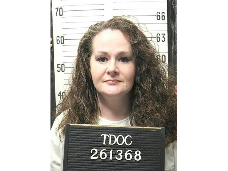 Photo du 12 janvier 2023 de Christa Pike, condamnée à la peine capitale, fournie par l'administration pénitentiaire de l'Etat américain du Tennessee
