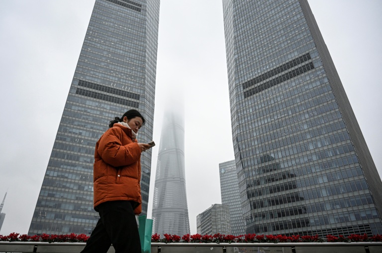 Le quartier financier de Lujiazui à Shanghai le 5 mars 2026