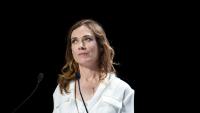 Claire Léost, le 25 avril 2022 à Paris