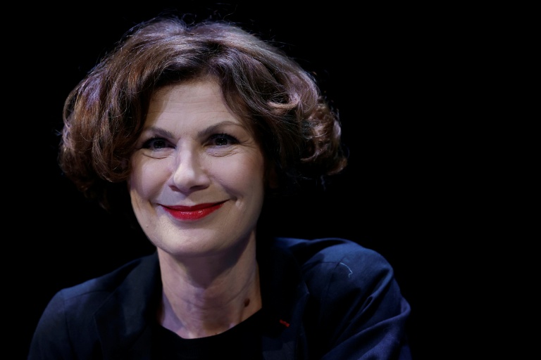 La dirigeante d'un cabinet de consultants et ancienne vice-présidente du Medef Dominique Carlac'h à Paris, le 11 avril 2026