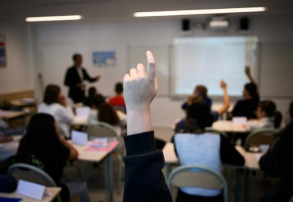 Une classe de collège à Lorient le 5 septembre 2024