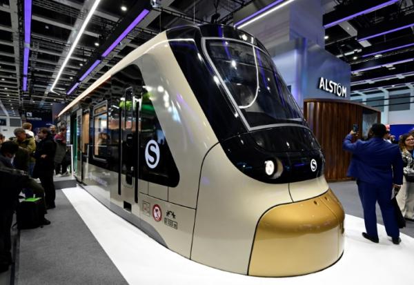 Prototype du futur train express de banlieue (S-Bahn) conçu par Alstom pour Cologne en Allemagne et sa région, présenté au salon Innotrans de Berlin qui se tient de mardi 22 septembre 2026 au vendredi 25 septembre 2026 