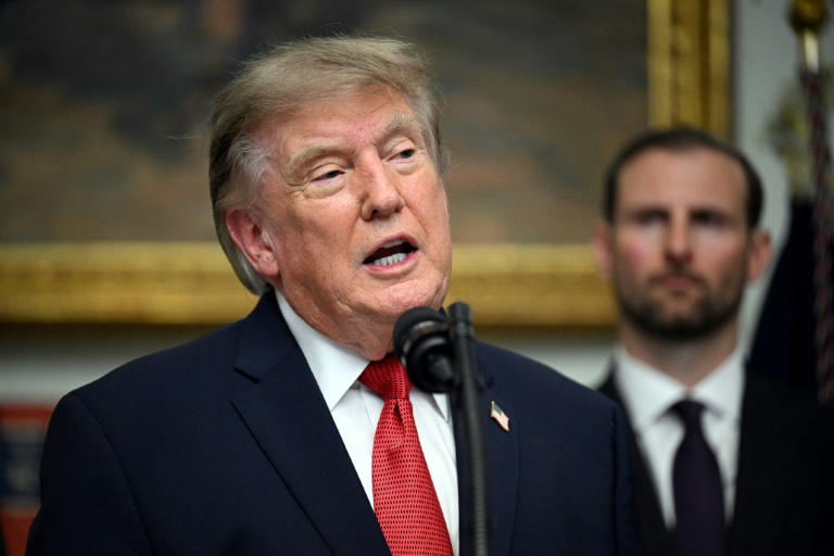 Le président américain Donald Trump à la Maison Blanche, le 19 août 2026 à Washington