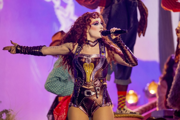 Chappell Roan sur scène aux Grammy awards à Los Angeles, aux Etats-Unis, le 2 février 2025