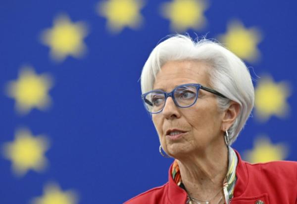 Christine Lagarde, présidente de la BCE, le 15 février 2023 à Strasbourg