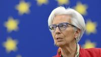 Christine Lagarde, présidente de la BCE, le 15 février 2023 à Strasbourg