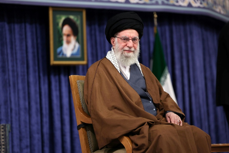 Le guide suprême iranien, l'ayatollah Ali Khamenei, le 20 octobre 2025 à Téhéran 