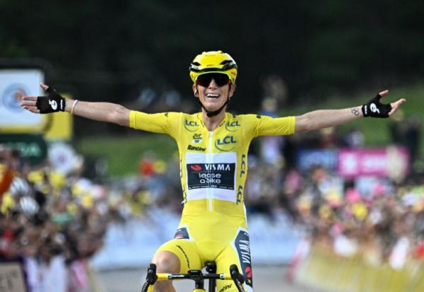 La Française Pauline Ferrand-Prévot, championne olympique de VTT aux Jeux de Paris-2024, remporte le Tour de France, le 3 août 2025