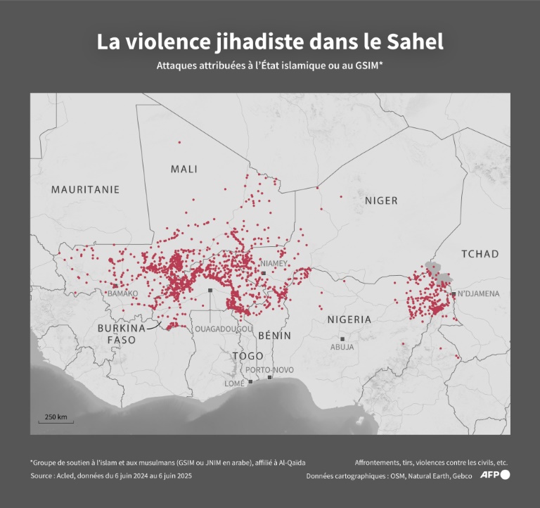 La violence jihadiste dans le Sahel