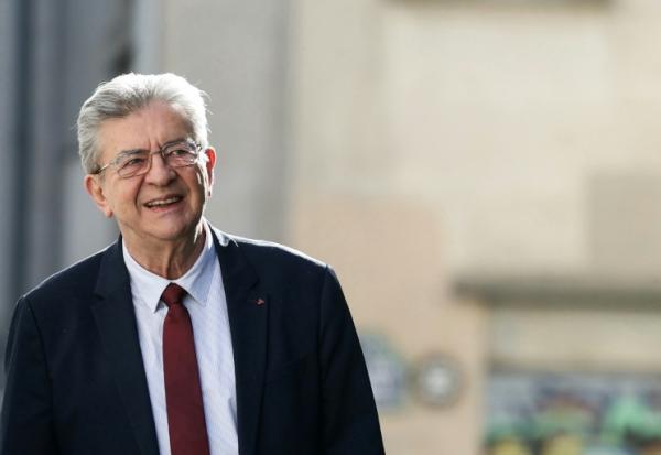 Le candidat LFI à la présidentielle Jean-Luc Mélenchon, le 23 septembre 2026 à Paris