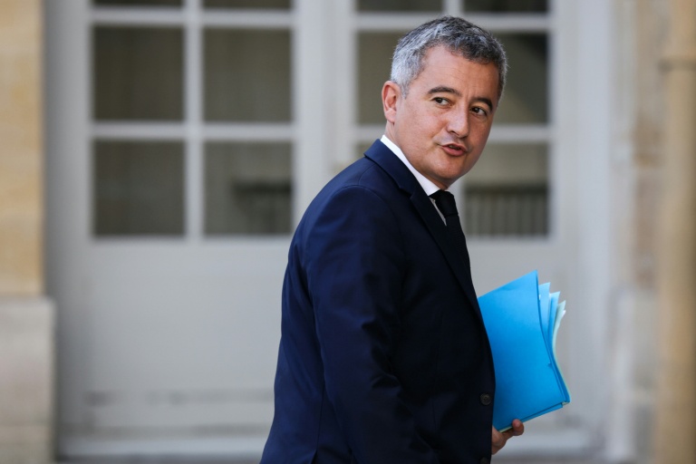 Le ministre de la Justice, Gérald Darmanin, arrive à l'hôtel Matignon, à Paris, le 22 juin 2026