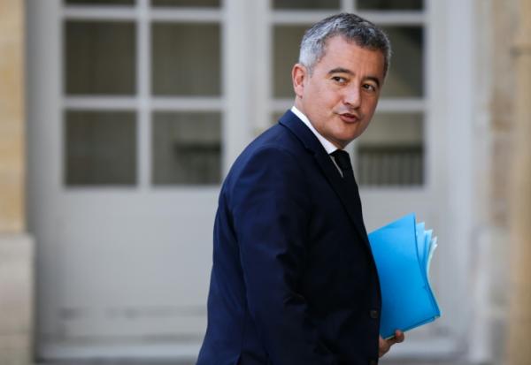 Le ministre de la Justice, Gérald Darmanin, arrive à l'hôtel Matignon, à Paris, le 22 juin 2026